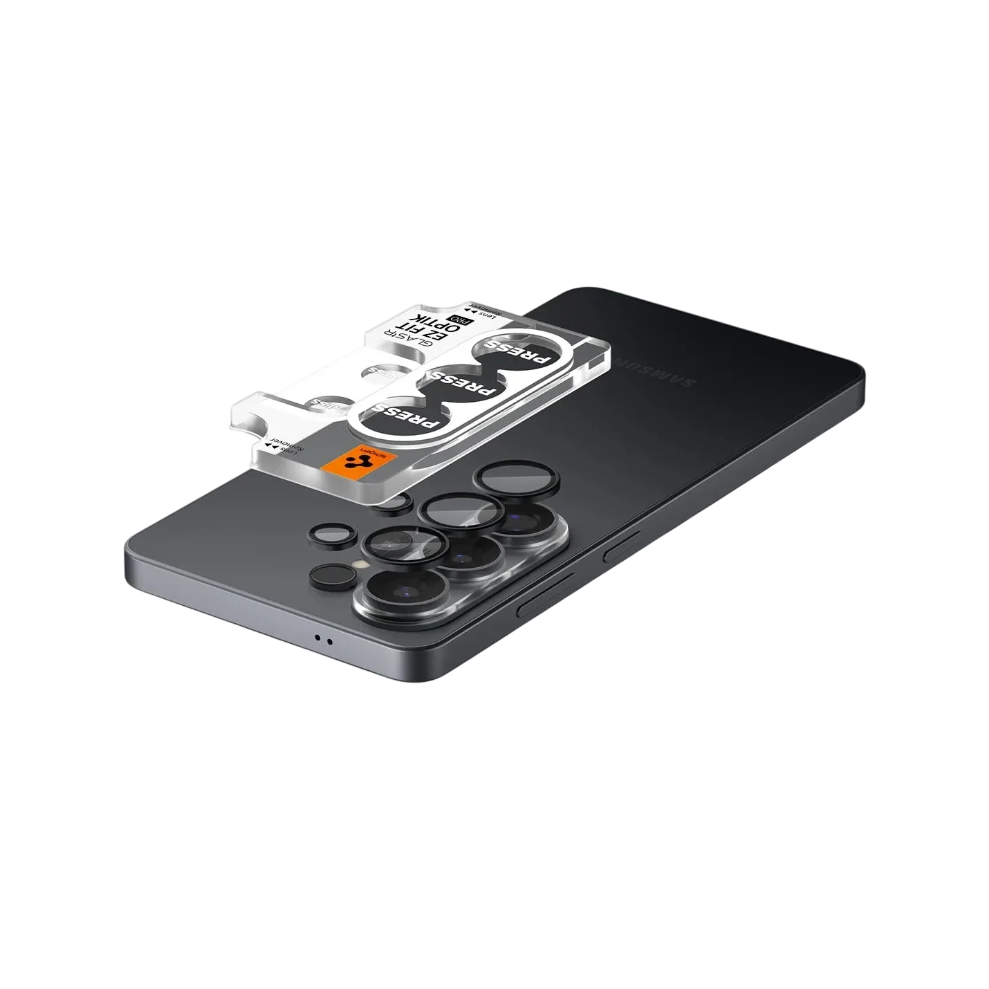 Spigen Glas.tREZFit Optik Black Lens Protector for GalaxyS26 Ultra - 2 Pack