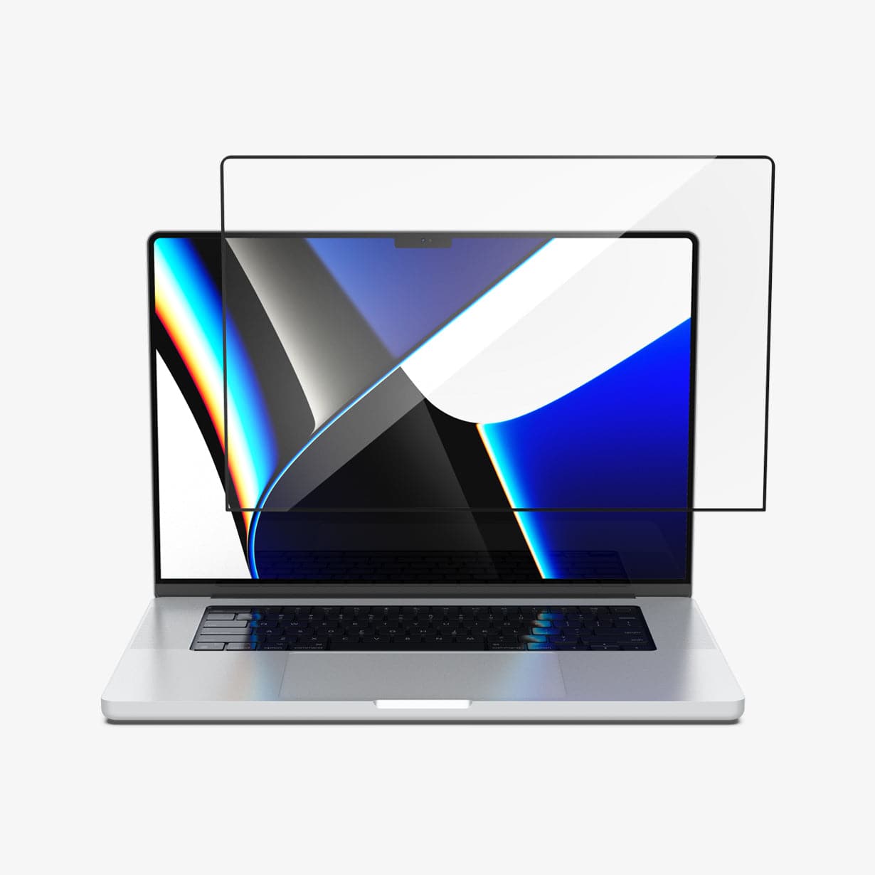 حماية شاشة زجاجية مقساة Spigen GLAS.tR SLIM لجهاز MacBook Pro مقاس 14 بوصة M4 / M3 / M2 / M1