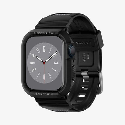 Spigen Rugged Armor Pro - Black for Apple Watch Series 9 / 8 / 7 / 6 / 5 / 4 / SE (45mm & 44mm)
