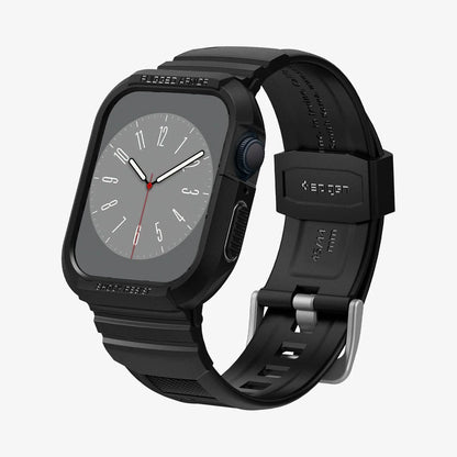 Spigen Rugged Armor Pro - Black for Apple Watch Series 9 / 8 / 7 / 6 / 5 / 4 / SE (45mm & 44mm)