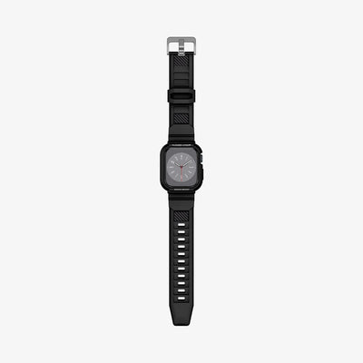 Spigen Rugged Armor Pro - Black for Apple Watch Series 9 / 8 / 7 / 6 / 5 / 4 / SE (45mm & 44mm)