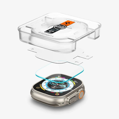 Spigen Apple Watch Ultra 3 / 2 / 1 (49mm) Screen Protector EZ FIT Glas.tR - 2 Pack