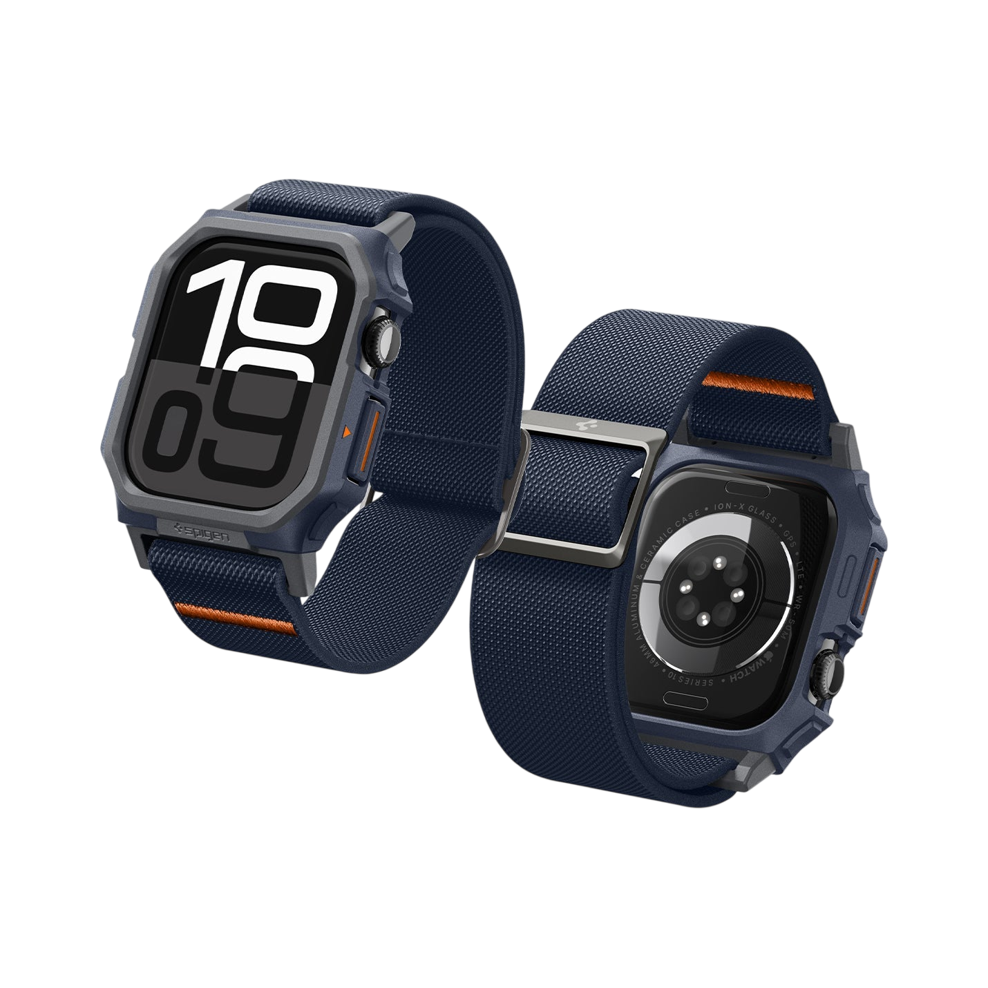 حافظة Spigen Lite Fit Pro لسلسلة Apple Watch 11 / 10 (46mm) + حزام