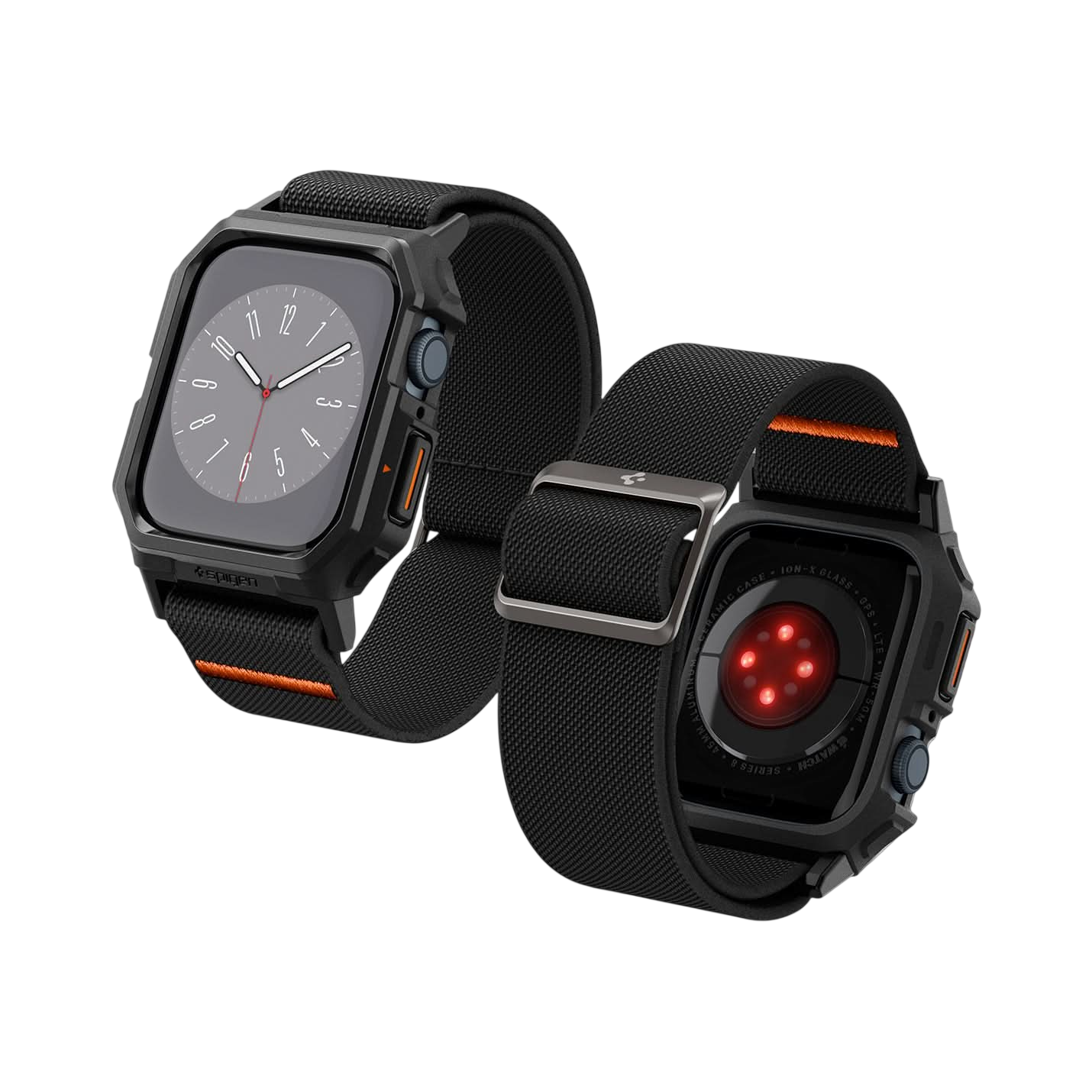 حافظة Spigen Lite Fit Pro لسلسلة Apple Watch 11 / 10 (46mm) + حزام