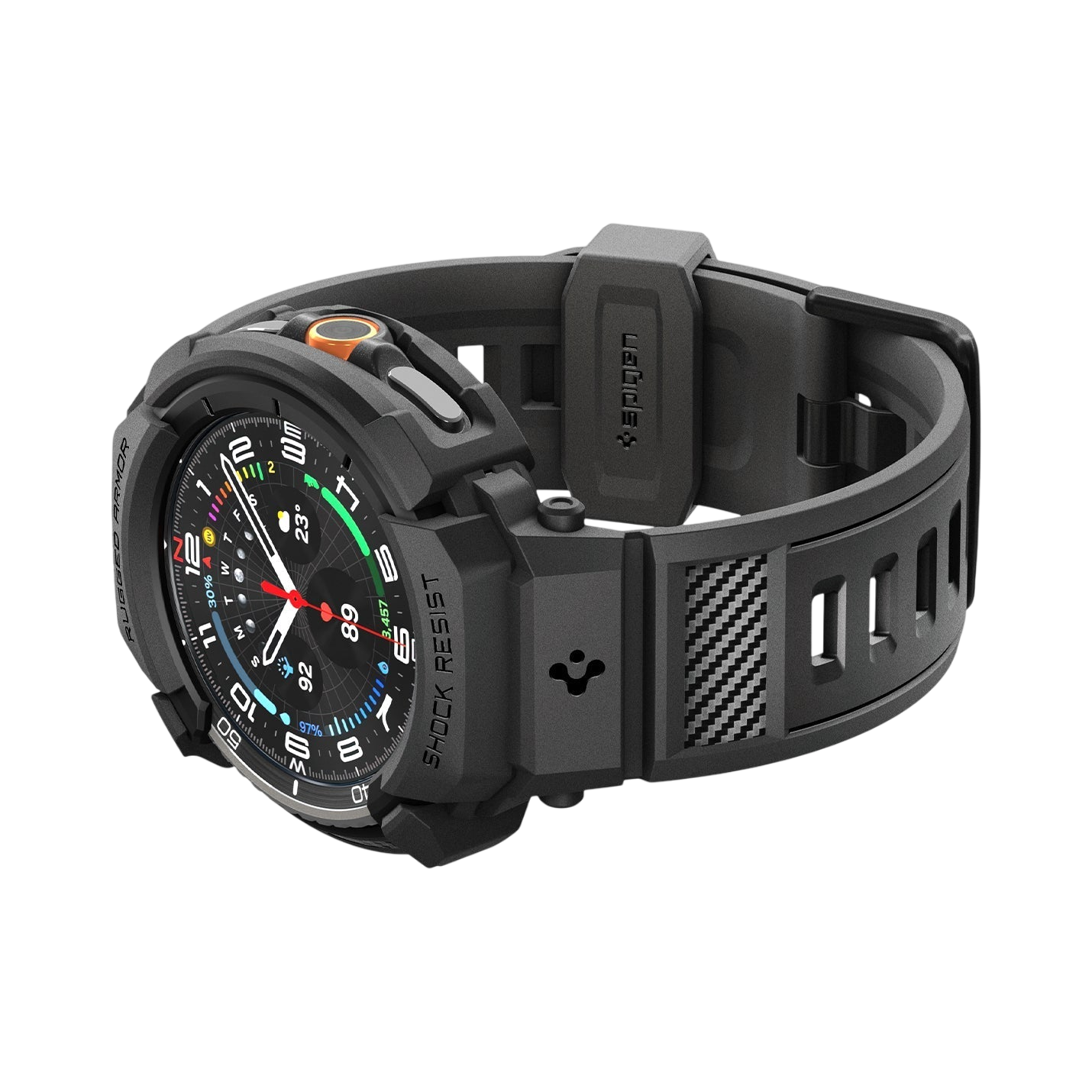 Spigen Rugged Armor Pro Band + Case for Samsung Galaxy Watch8 Classic