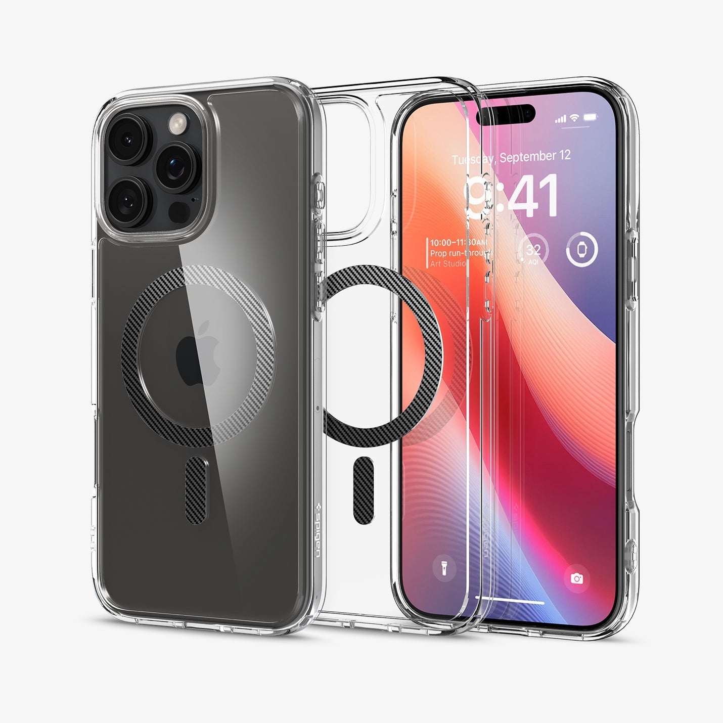 حافظة Spigen Ultra Hybrid (MagFit) لهاتف iPhone 16 Pro Max