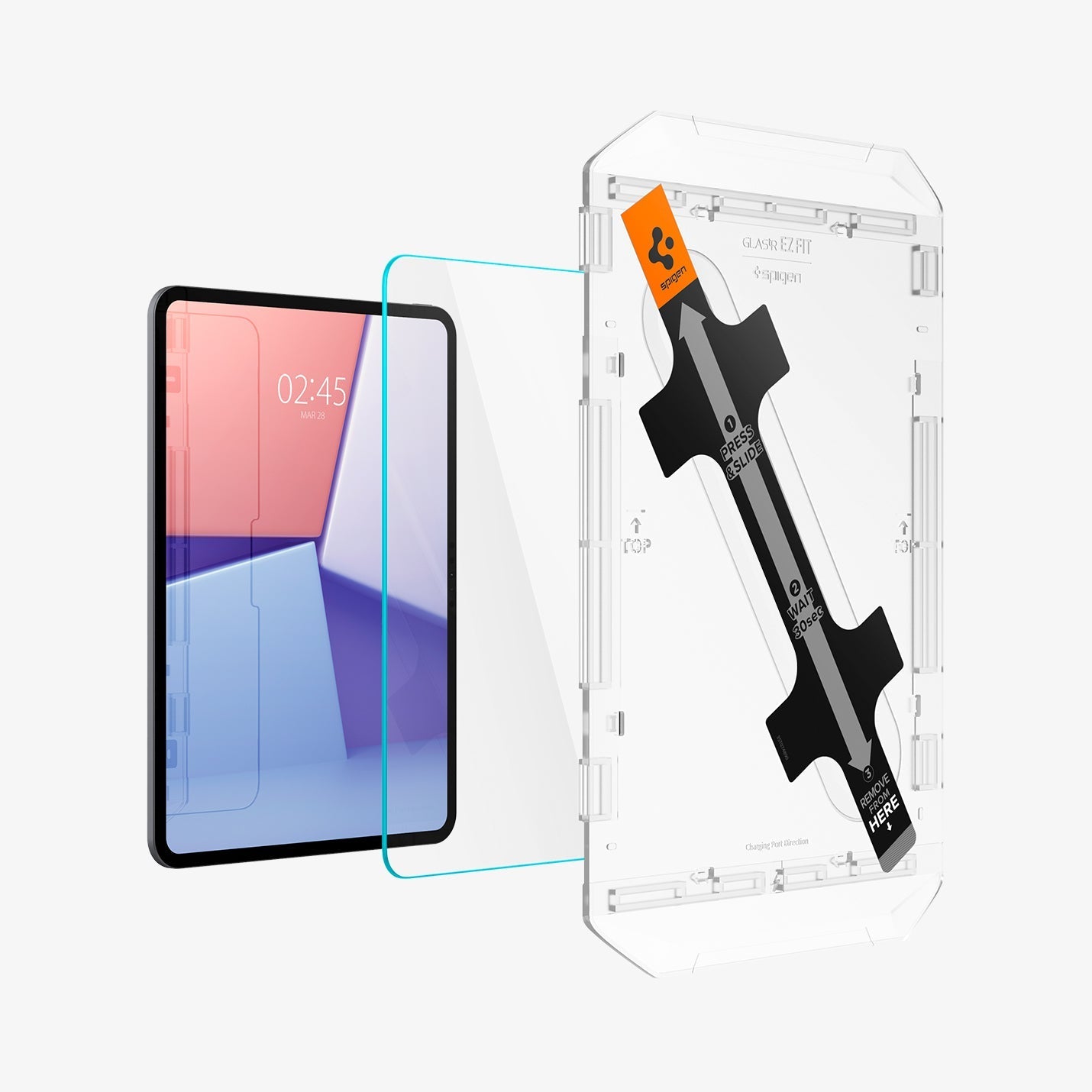 Spigen iPad Pro M5 / M4 GLAS.tR EZ Fit Screen Protector