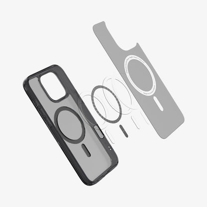 حافظة Spigen Ultra Hybrid T (MagFit + التحكم في الكاميرا) لهاتف iPhone 16 Pro Max