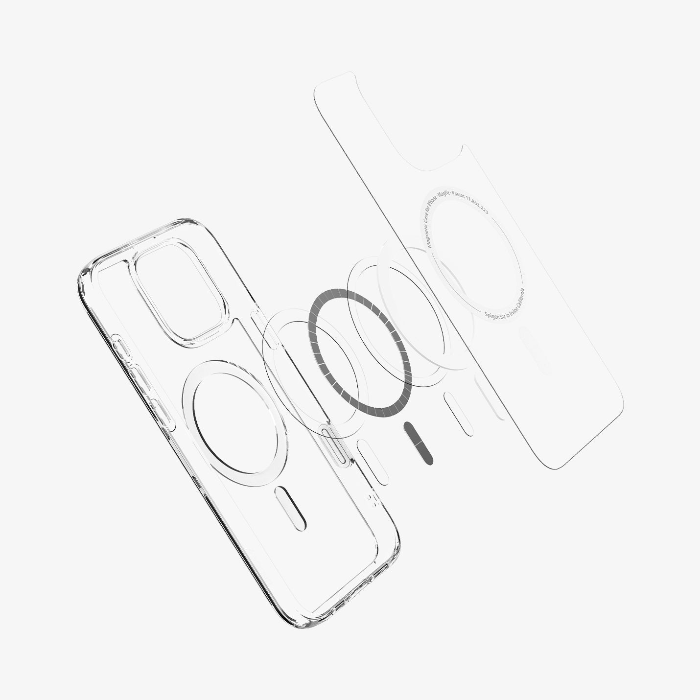 حافظة Spigen Ultra Hybrid T (MagFit + التحكم في الكاميرا) لهاتف iPhone 16 Pro Max