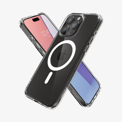 Spigen حافظة Crystal Hybrid (MagFit) لـ iPhone 15 Pro Max
