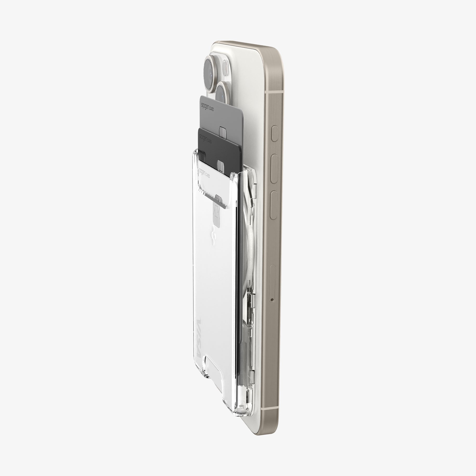 Spigen Ultra Hybrid MagFit Wallet (MagFit) Clear