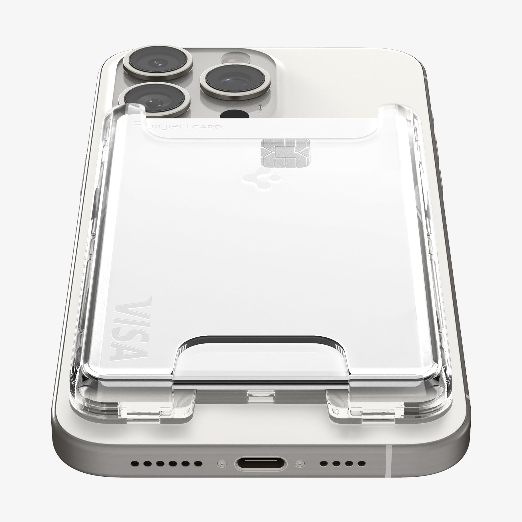 Spigen Ultra Hybrid MagFit Wallet (MagFit) Clear