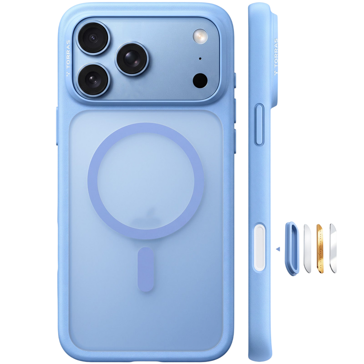 Torras Guardian-Mag Case for iPhone 17 Pro Max / iPhone 18 Pro Max - Blue #color_blue