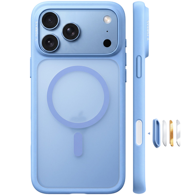 Torras Guardian-Mag Case for iPhone 17 Pro Max / iPhone 18 Pro Max - Blue #color_blue