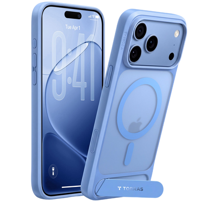Torras Ostand L1 Case for iPhone 17 Pro Max / iPhone 18 Pro Max - Blue #color_blue