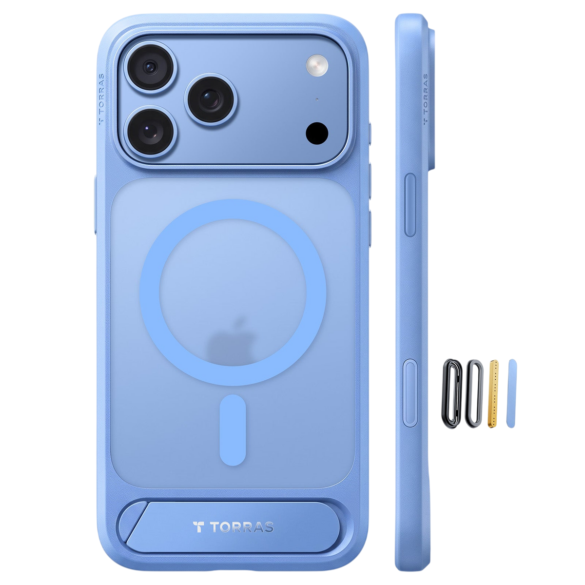 Torras Ostand L1 Case for iPhone 17 Pro / iPhone 18 Pro - Blue #color_blue