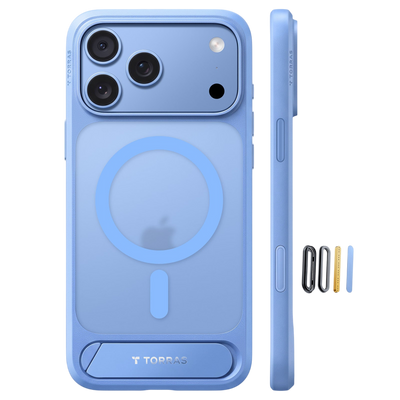 Torras Ostand L1 Case for iPhone 17 Pro / iPhone 18 Pro - Blue #color_blue