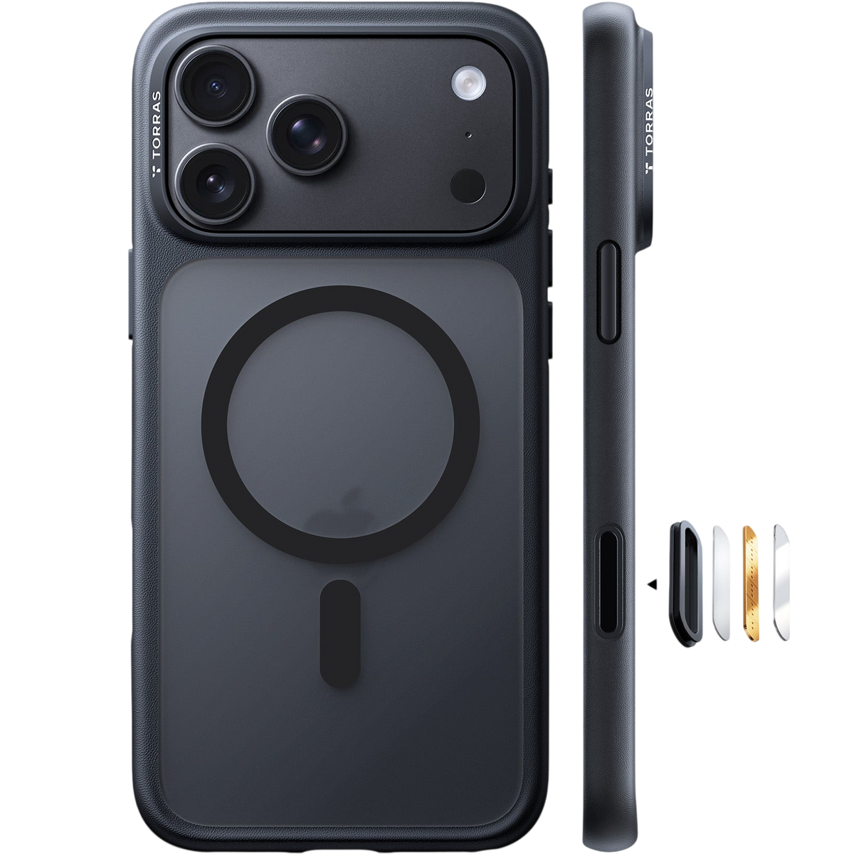 Torras Guardian-Mag Case for iPhone 17 Pro Max / iPhone 18 Pro Max - Black #color_black