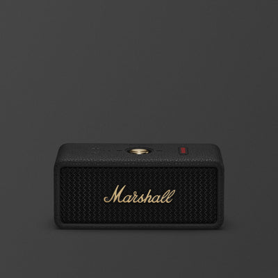 Marshall Emberton III Portable Bluetooth Speaker - Black & Brass #color_black-brass