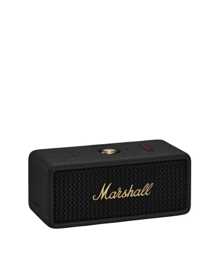 Marshall Emberton III Portable Bluetooth Speaker - Black & Brass #color_black-brass
