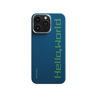 حافظة Pitaka Hello World Luminous لهاتف iPhone 16 Pro