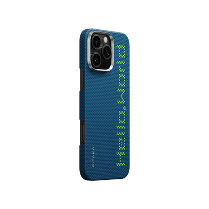 Pitaka Hello World Luminous Case for iPhone 16 Pro