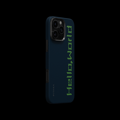 حافظة Pitaka Hello World Luminous لهاتف iPhone 16 Pro