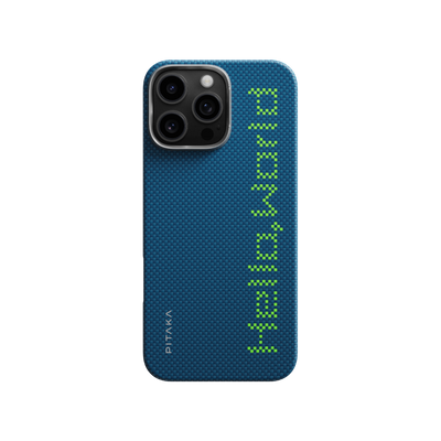 حافظة Pitaka Hello World Luminous لهاتف iPhone 16 Pro