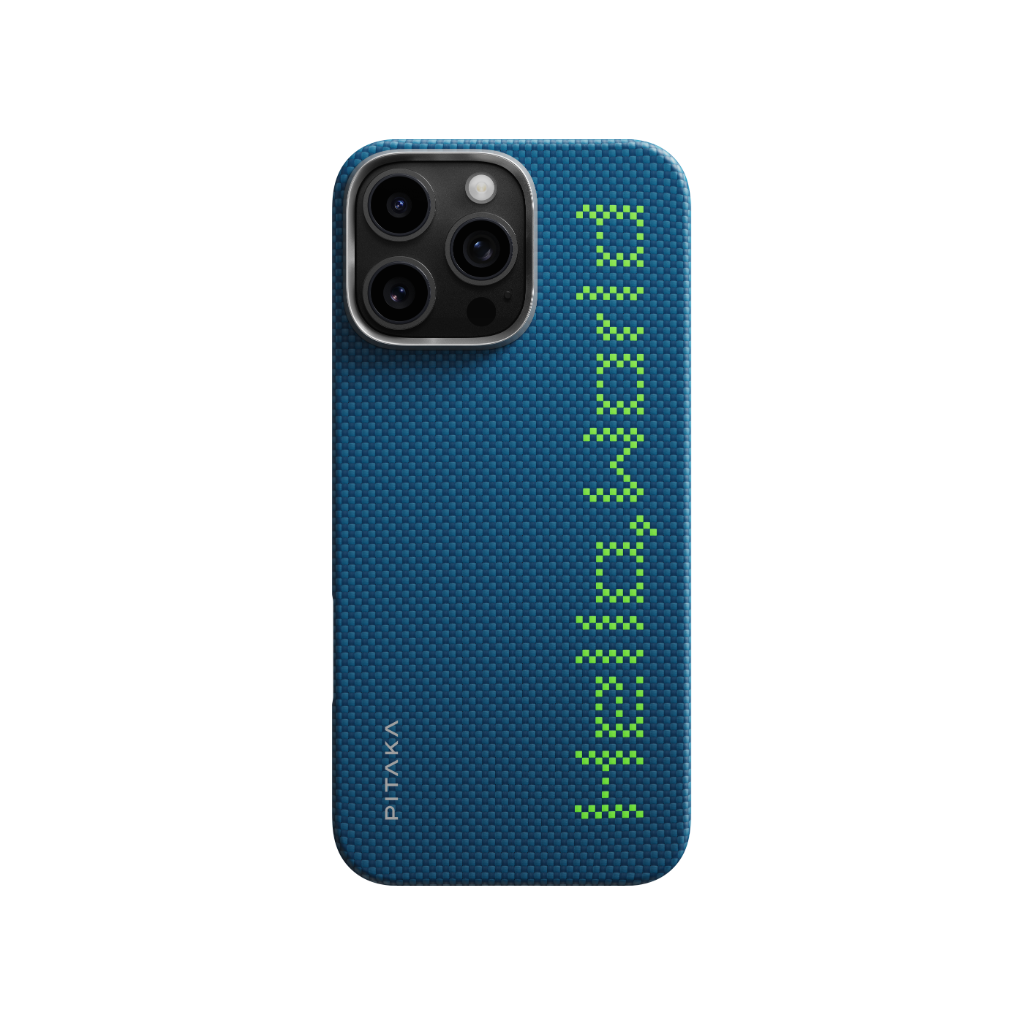 حافظة Pitaka Hello World Luminous لهاتف iPhone 16 Pro Max