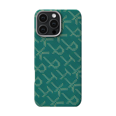 حافظة PITAKA Monogram Tactile Woven لهاتف iPhone 16 Pro