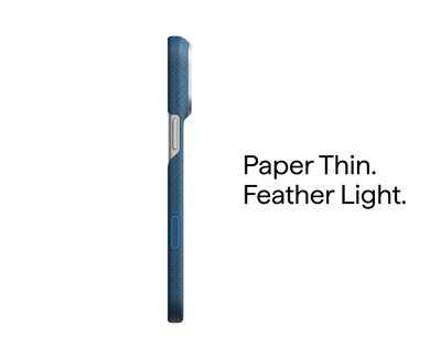 Pitaka Argyle Edge Case for iPhone 18 Pro Max - Abyss Blue, view 3