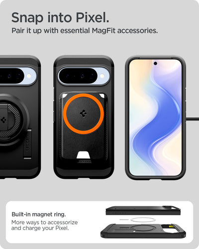 حافظة سبجن توغ أرمور AI (MagFit) لجوجل بيكسل 10 برو XL / 10 برو / 10 مع PixelSnap