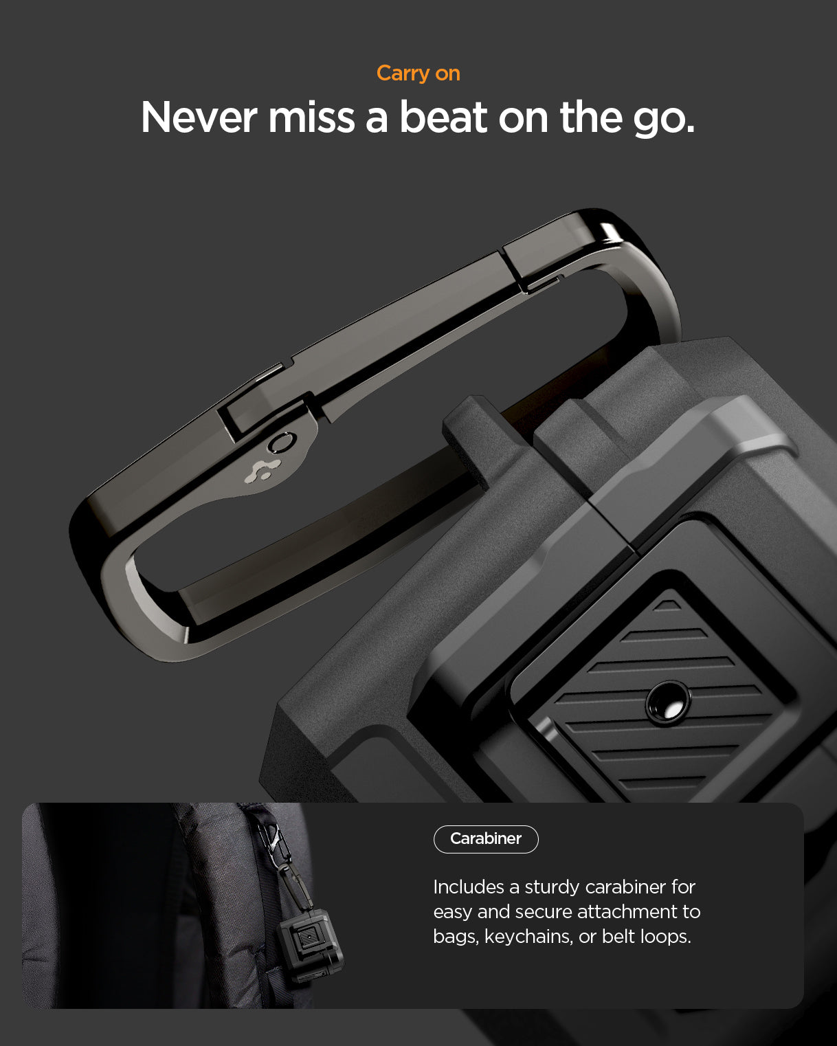 Spigen Lock Fit Case for AirPods Pro 3 (2025)