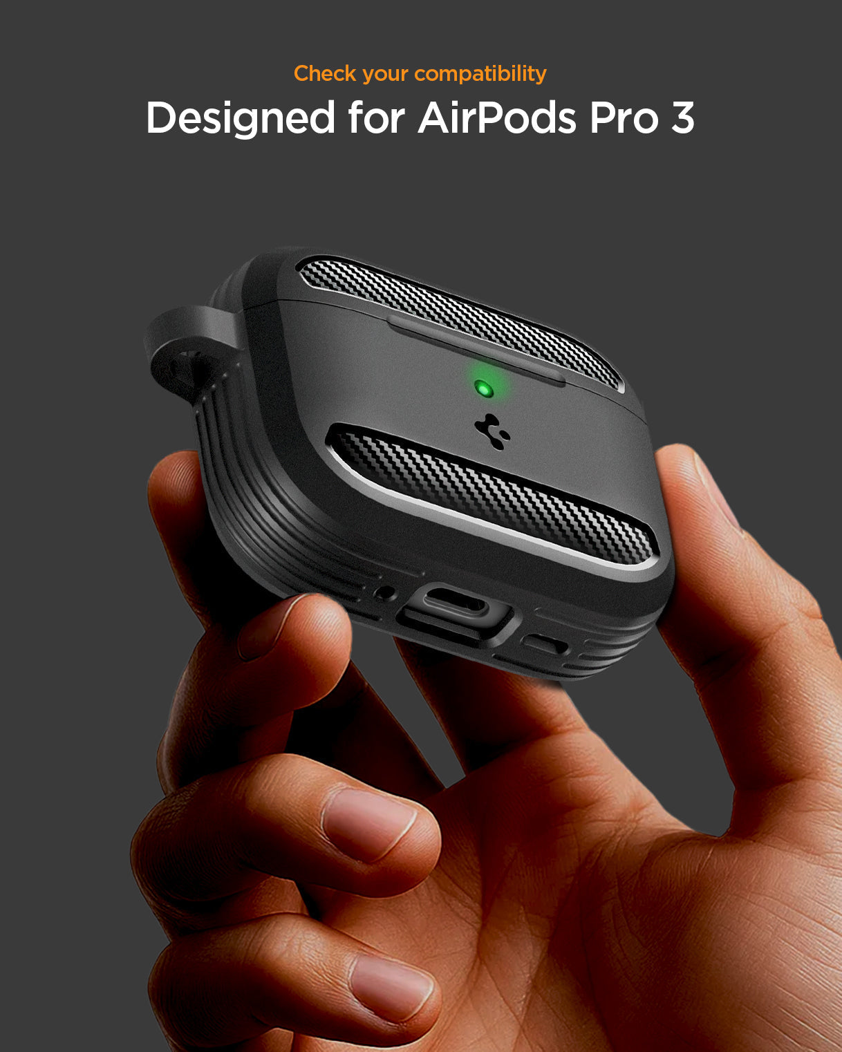 Spigen Rugged Armor Case for AirPods Pro 3