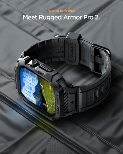 Spigen Rugged Armor Pro 2 Case + Band for Apple Watch Series 11 / 10 46mm