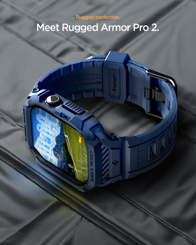 Spigen Rugged Armor Pro 2 Case + Band for Apple Watch Series 11 / 10 46mm