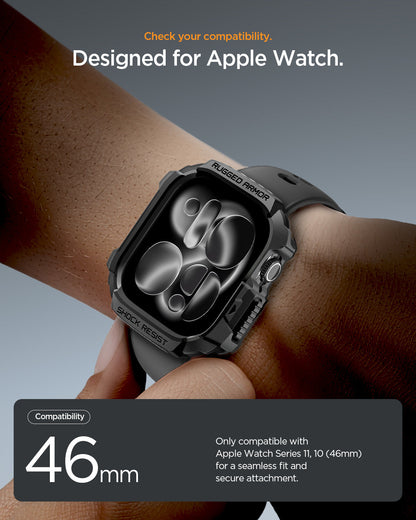 Spigen Rugged Armor 2 Case for Apple Watch Series 11 / Series 10 46mm