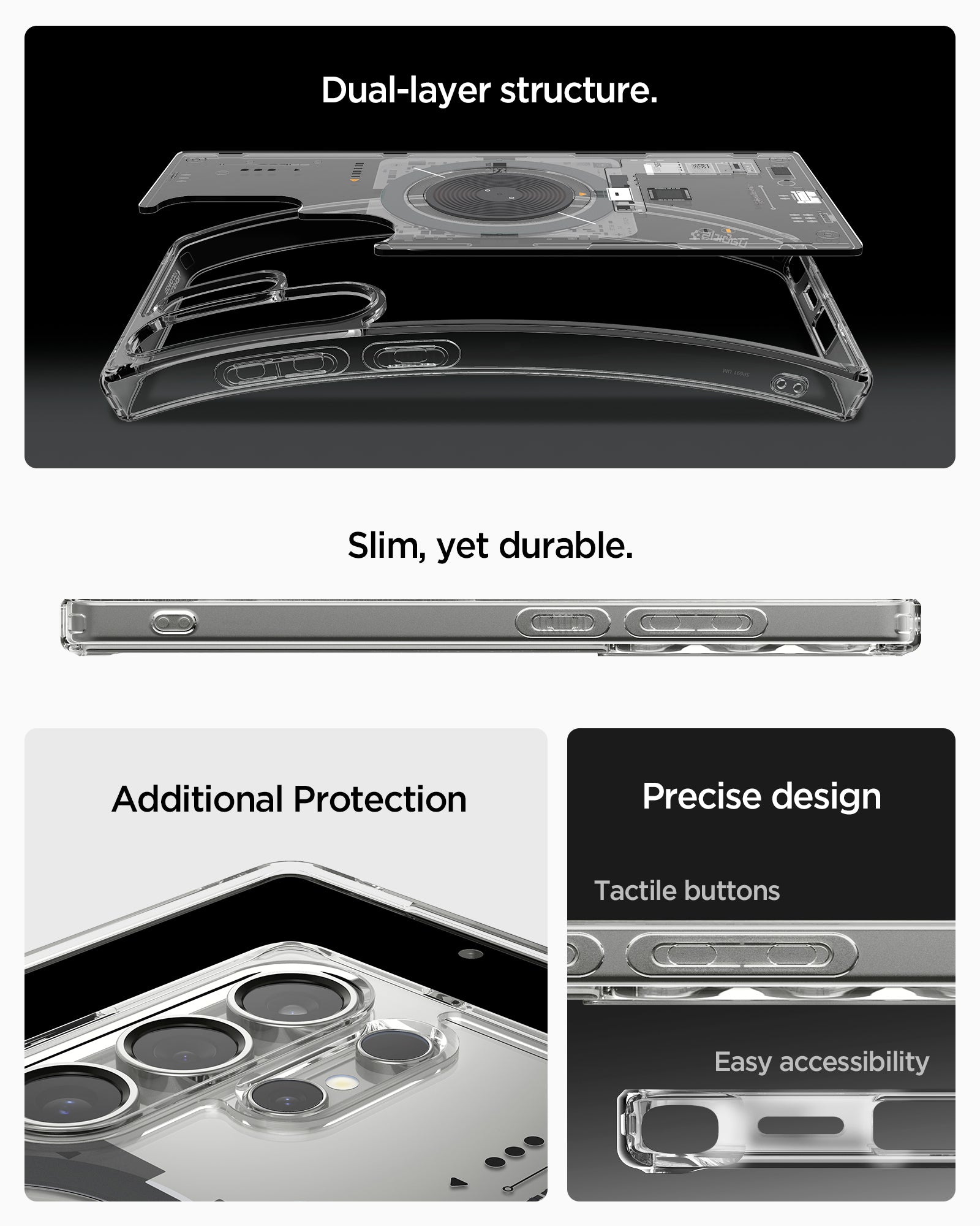 Spigen Ultra Hybrid Neo One (MagFit) Case for Samsung S25 Ultra