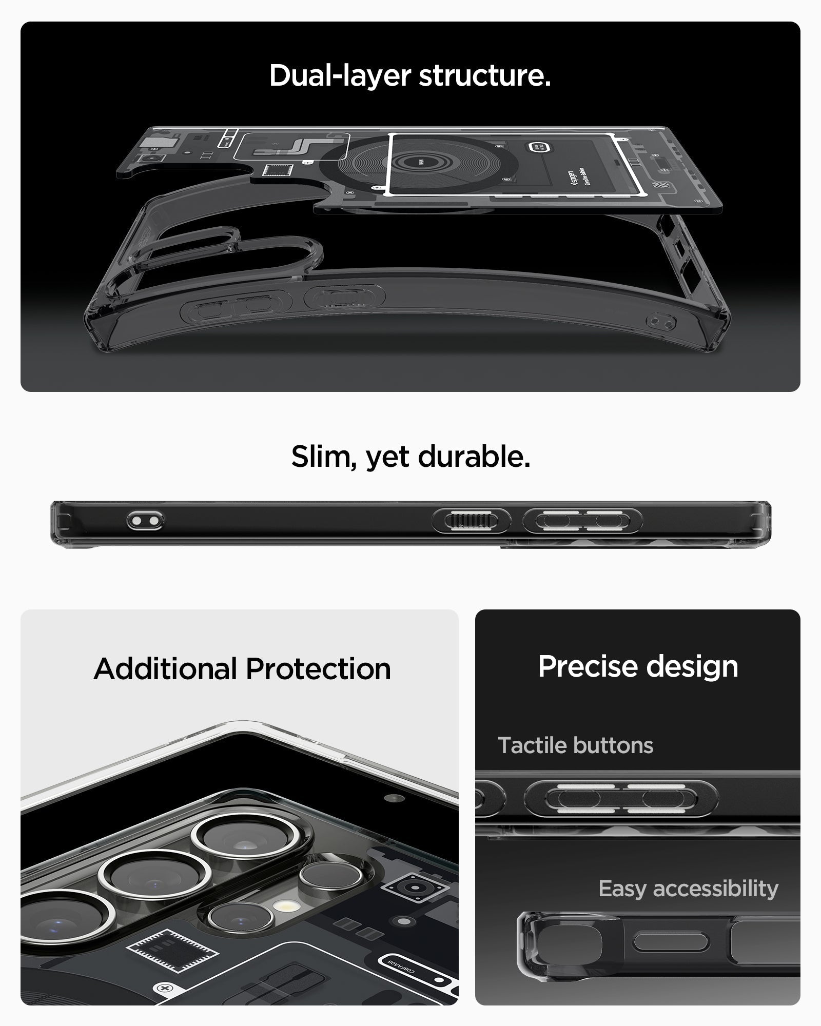 Spigen Ultra Hybrid Zero One (MagFit) Case for Samsung S25 Ulltra