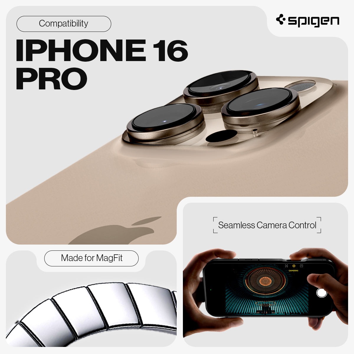 Spigen Tough Armor T AI (MagFit + Camera Control) Case for iPhone 16 Pro Max