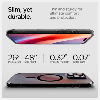 حافظة Spigen Ultra Hybrid T (MagFit + التحكم في الكاميرا) لهاتف iPhone 16 Pro Max
