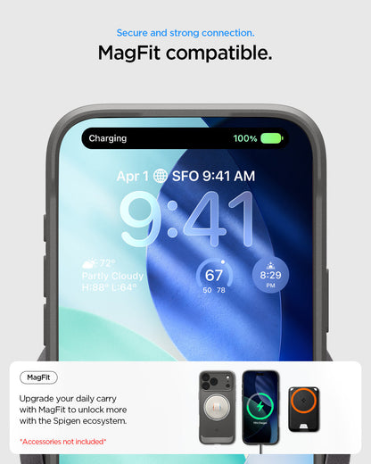 Spigen Rugged Armor (MagFit) Case for iPhone 17 Pro Max