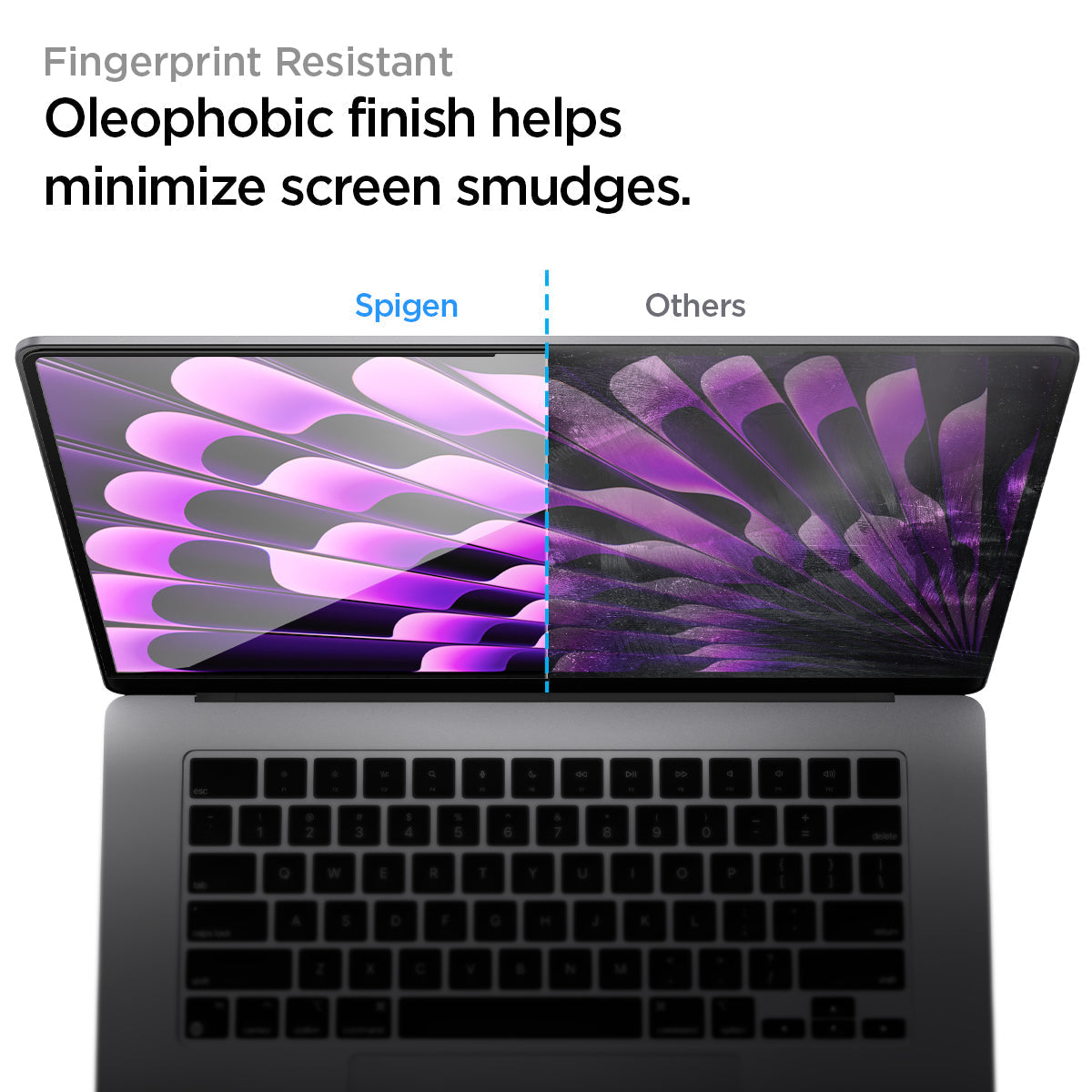 Spigen GLAS.tR SLIM Screen Protector for MacBook Air (M4 / M3 / M2)