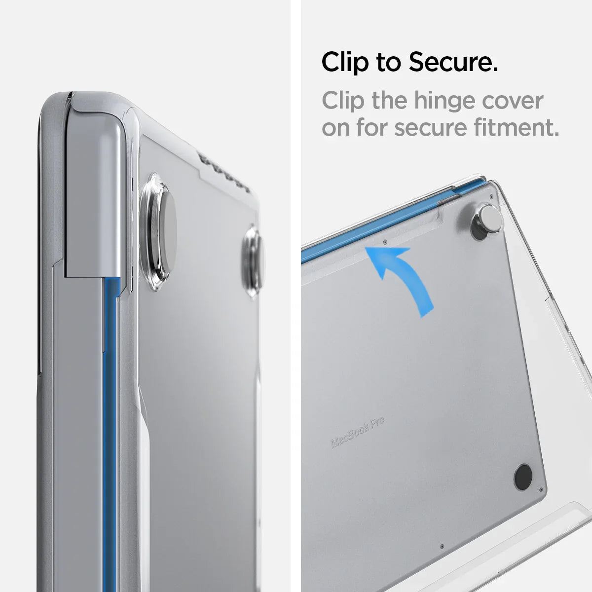 Spigen Thin Fit Clear Case for MacBook Pro 14" M5 / M4 / M3 / M2 / M1