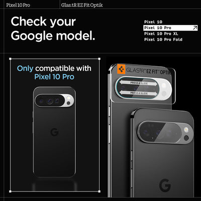 Spigen Optik EZ Fit Lens Protector for Google Pixel 10 Series