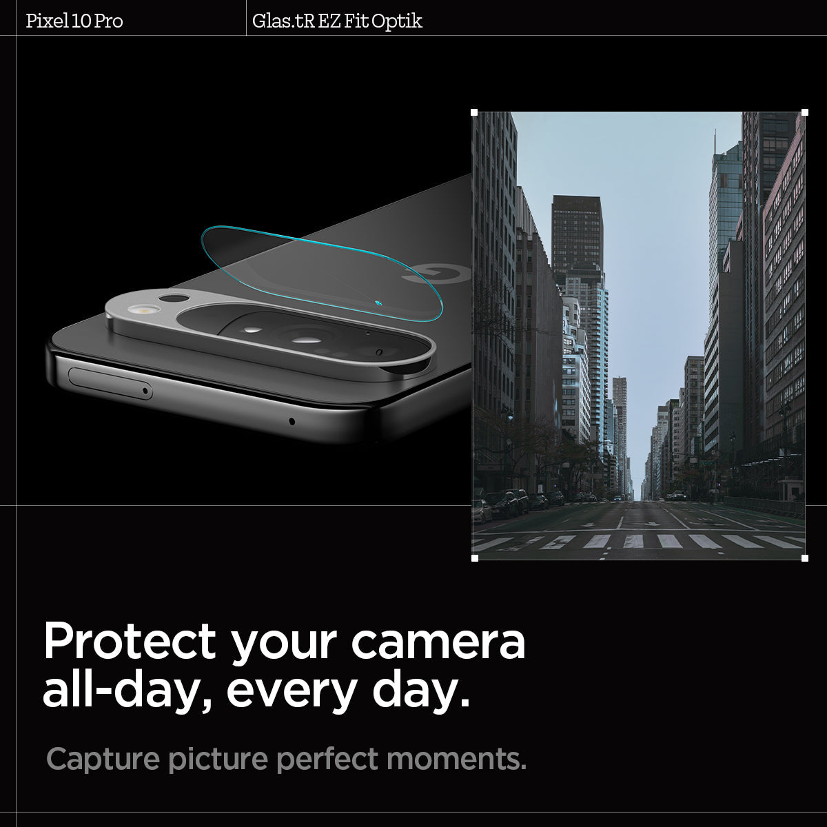 Spigen Optik EZ Fit Lens Protector for Google Pixel 10 Series