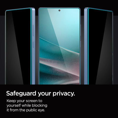Spigen GLAS.tR EZ Fit | Privacy Screen Protector (2-Pack) for Samsung Galaxy S25 Ultra