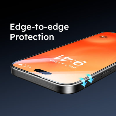 TORRAS GlassGo Tempered Privacy Screen Protector for iPhone 16 Pro Max - 1 Pack