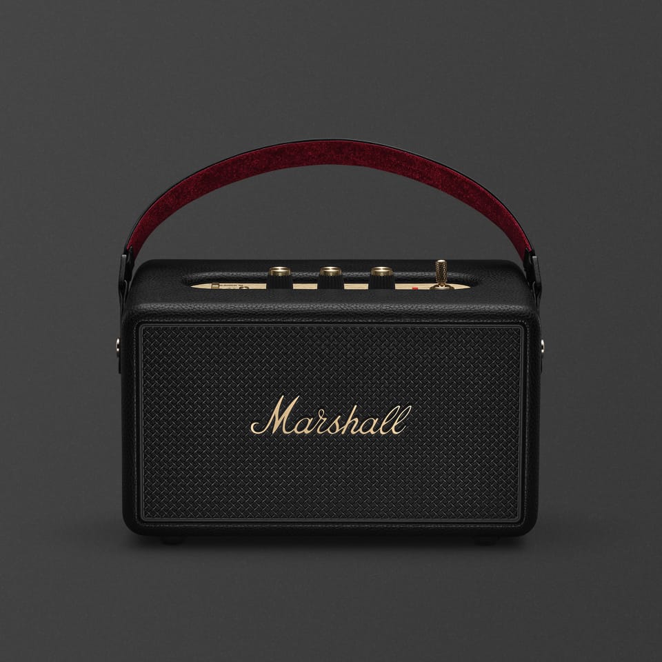 Marshall Kilburn III Portable Bluetooth Speaker - Black & Brass #color_black-brass