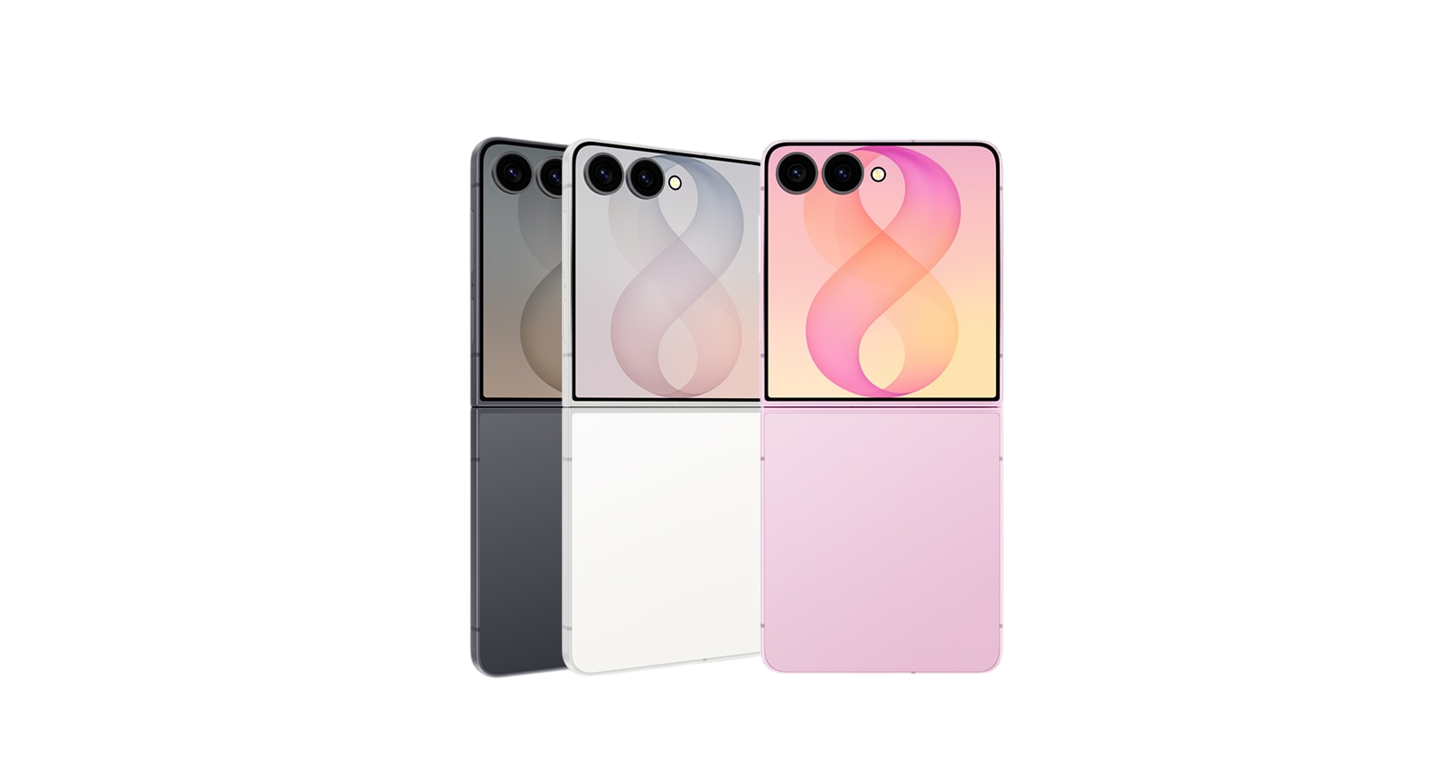 Samsung Galaxy Z Flip8 - all colors, folded and unfolded